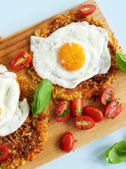 Grønnsaksrøsti med egg