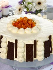 Festkake med multer