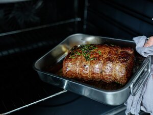 Hvor i ovnen skal maten stå?