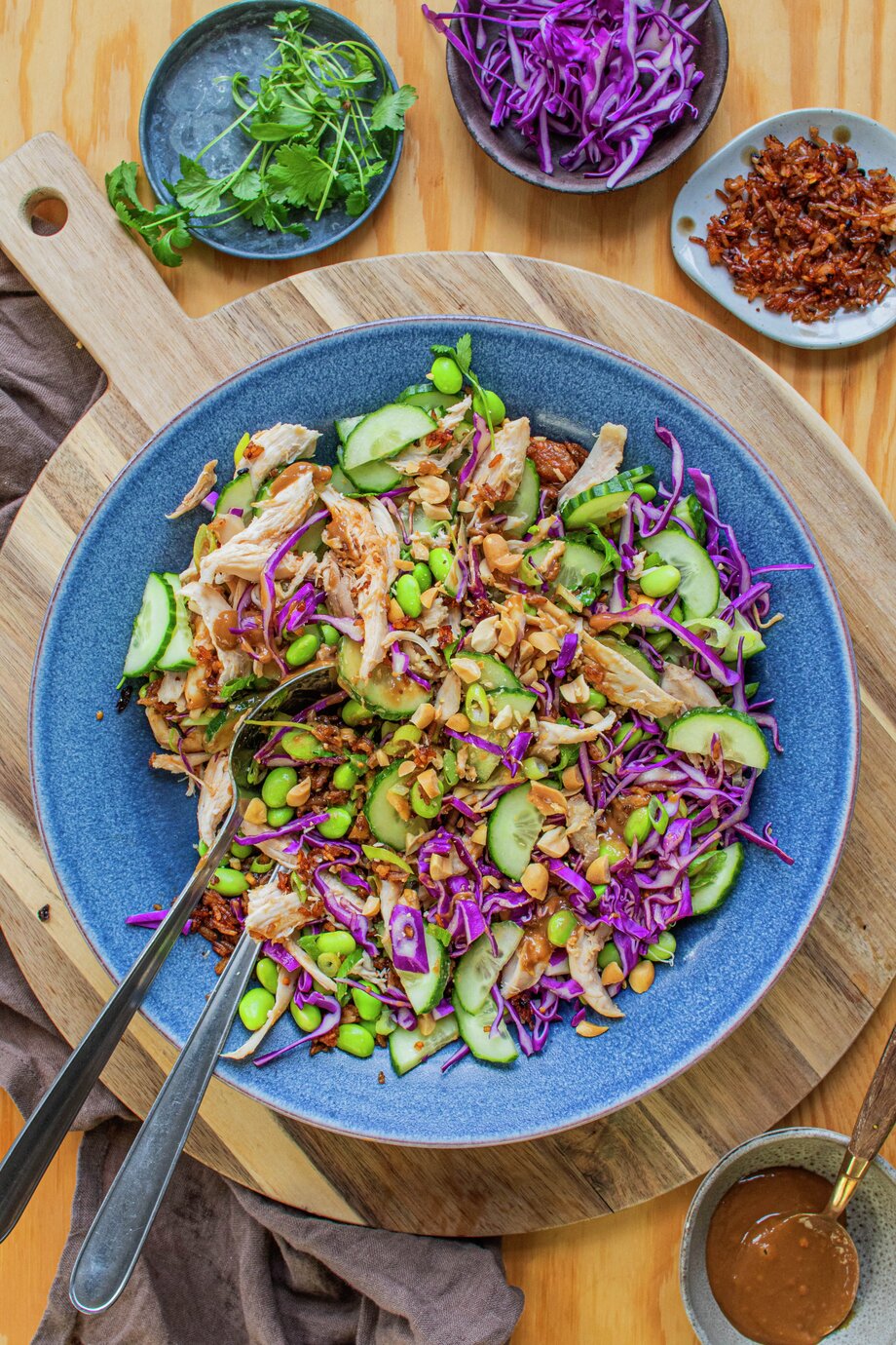 Crispy rice salad