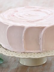Sjokoladekake med bringebærfromasj