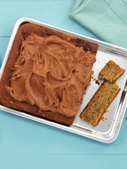 Banankake i langpanne