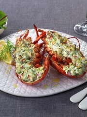 Gratinert hummer
