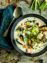 Fiskesuppe med tang