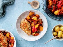 Kyllingfilet med ratatouille