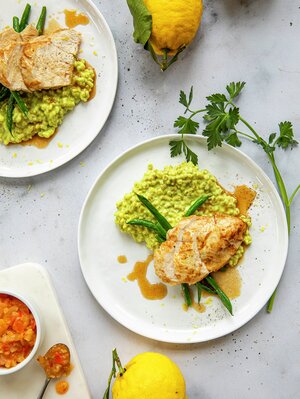 Kylling med bygg - Byggmesterskap juryering Brød og korn