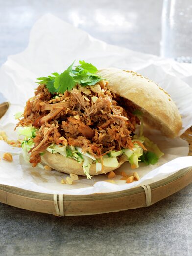 Sandwich med revet kylling