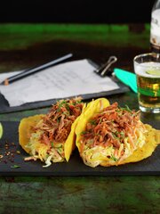 Maistortilla med pulled pork