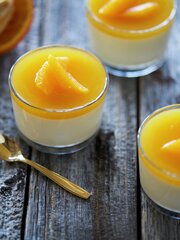 Panna cotta med appelsingele