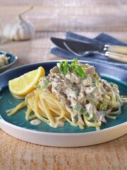 Pasta med tunfisksaus