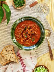 Hot linsesuppe