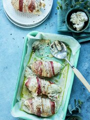 Kyllingfilet med snøfrisk og bacon