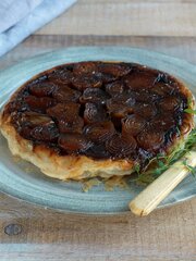 Tarte tartin med sjalottløk