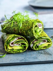 Spinatwrap med kalkun