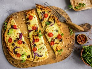 GRILLET VEGETARPIZZA