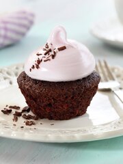 Sjokoladecupcakes med marengsglasur