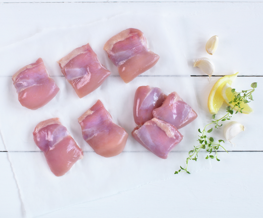 Råvarebilde lårfilet av kylling