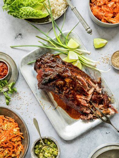 Bo ssam med svinenakke