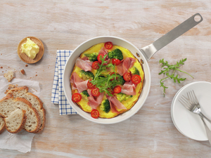Eggepanne med brokkoli