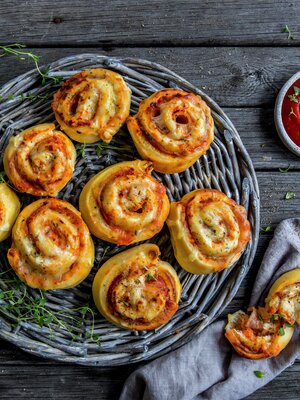 Glutenfrie pizzasnurrer