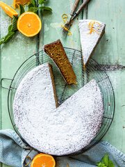 Appelsinkake uten mel