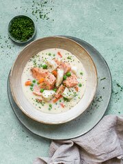 Kremet fiskesuppe