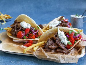 Gyros med lammestek