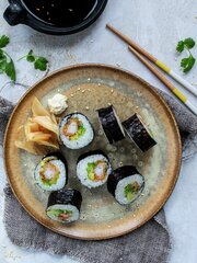 Tempura maki med scampi