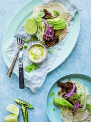 Pulled beef taco