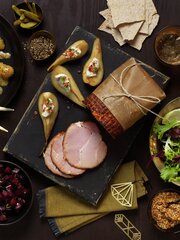 Røkt juleskinke med tilbehør - sharing