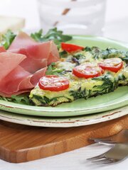 Frittata med spekeskinke