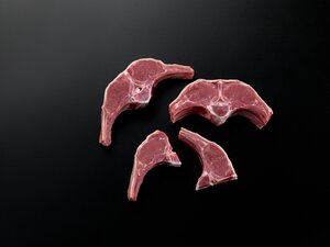 Doble og enkle lammekoteletter