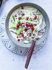 Reinsdyrpanne med rosenkål og ovnsbakte poteter