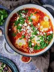 Shakshuka - med trinnbilder
