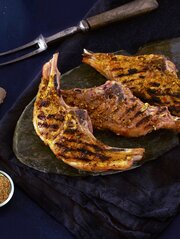 Grillede lammekoteletter med kryddermiks