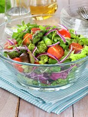 Salat med asparges