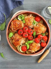Kyllinglår med cherrytomater