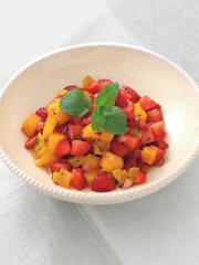 Jordbær- og mangosalsa