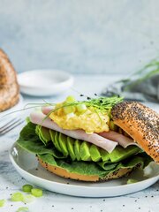 Bagel med eggerøre