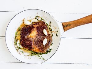 Entrecôte i panne