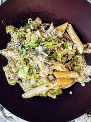Pasta med lammeskav