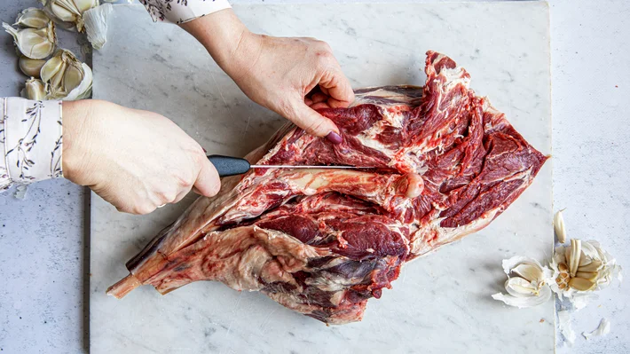 Utbeining av lammelår