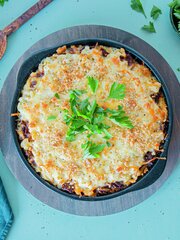 Lammeskav - og makaronigrateng