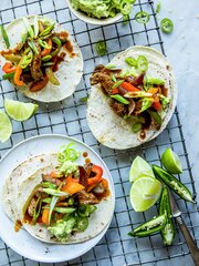 Fajitas med biffstrimler