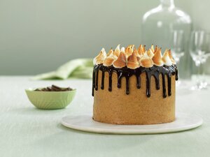 Sjokoladekake med kjekskrem