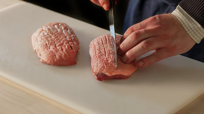 Andebryst med klementinsaus 3b