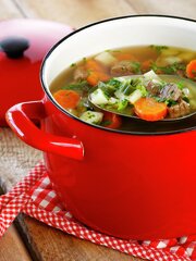 Fersk elgsuppe