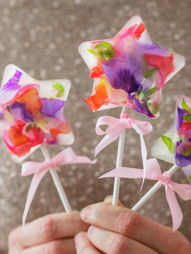 Is med blomster