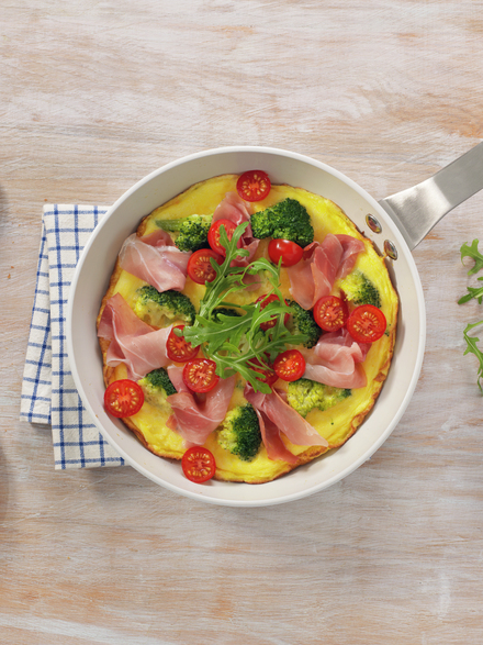 Eggepanne med brokkoli