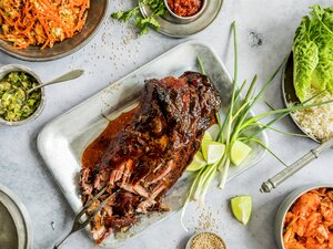 Bo ssam med svinenakke
